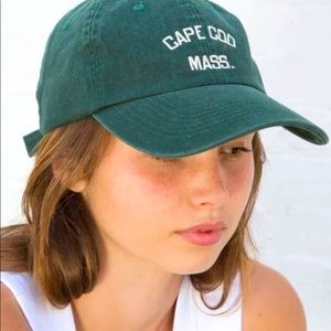 brandy melville katherine cape cod mass green baseball cap